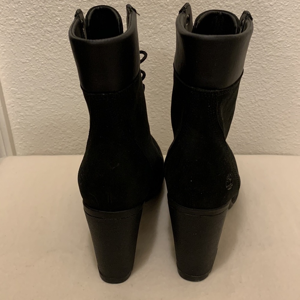 TIMBERLINE/ORTHO BLACK SUEDE BOOT NWOTS RUBBER SOLE SZ 8•5 (no box) NEW - Picture 3 of 12